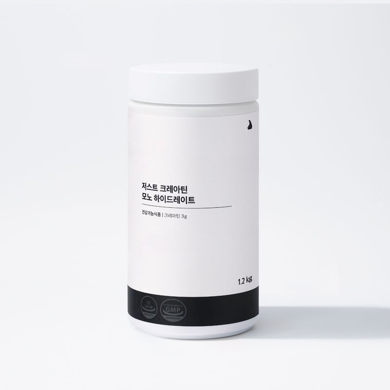 잠백이 저스트 크레아틴 모노 하이드레이트 대용량 1.2kg 400회분