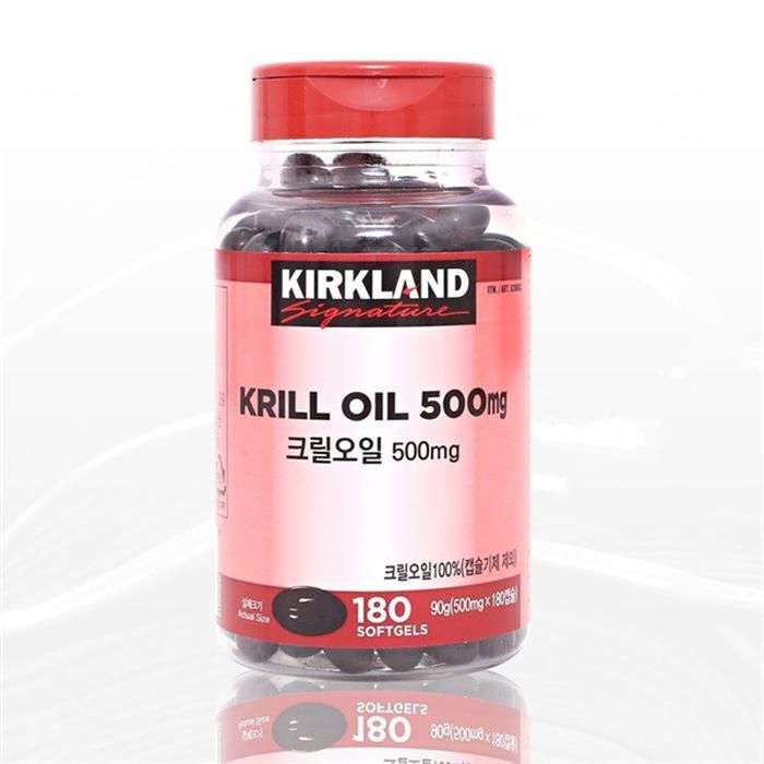 커클랜드 크릴오일 500mg 180캡슐