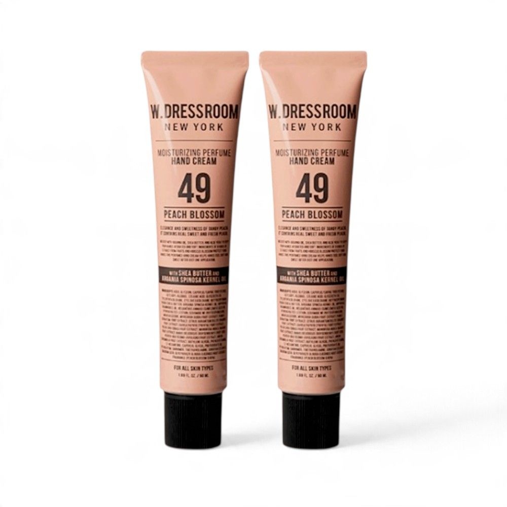 더블유드레스룸 핸드크림 49 피치블러썸 퍼퓸 핸드크림 50ml 2개