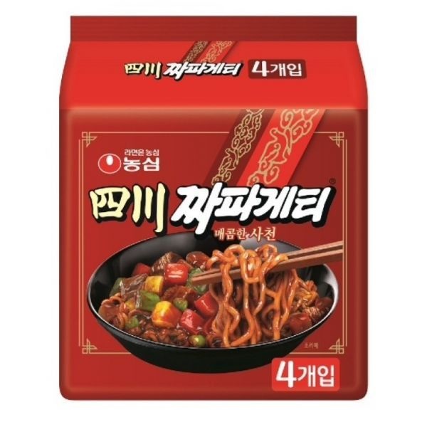 농심 사천짜파게티 137g X 4ea