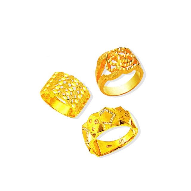 클래스에스 순금24K 컷팅스타일장미꽃2 금반지 18.75g