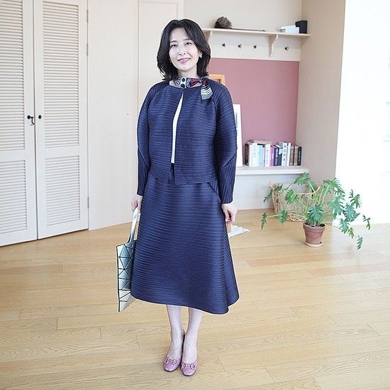 SET3233 멋짐폭발 엘레강스 플리츠 투피스 세트