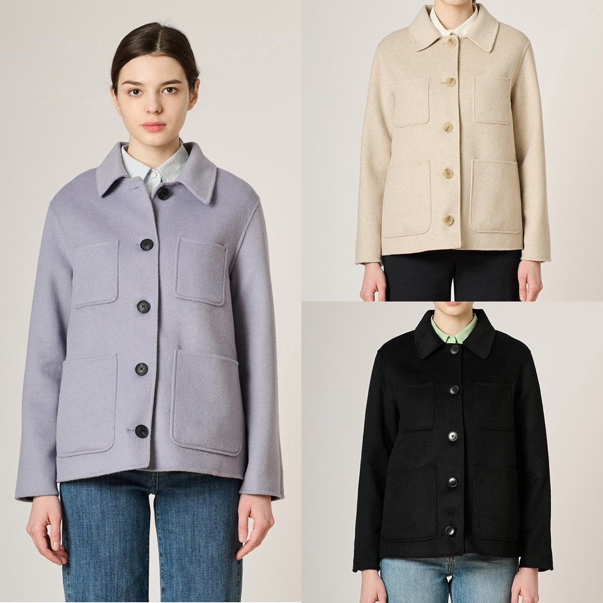 BCBG 패치포켓 핸드메이드 자켓 B4W9G870 P7Q3R8S1 K4L9M2N5