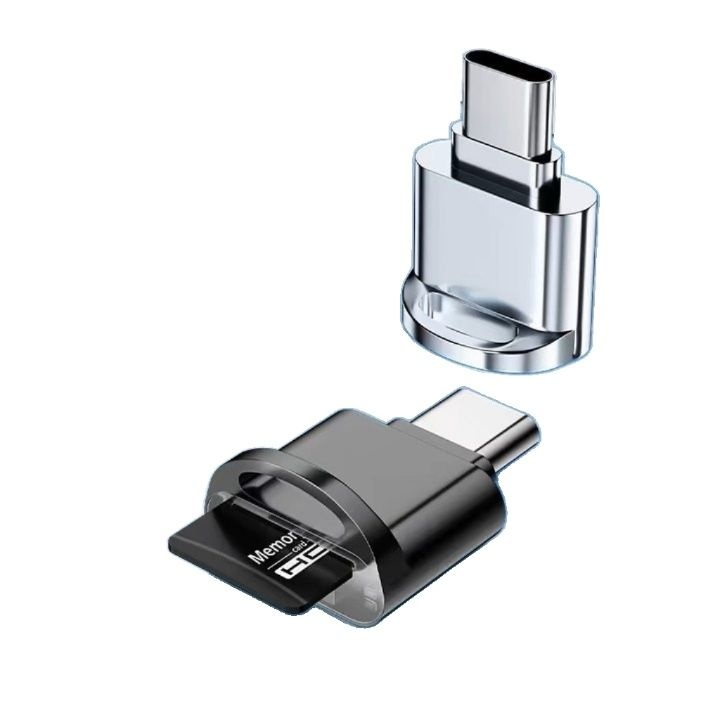 [해외] 초소형 USB Type C 타입 OTG 메모리리더기 TF SD카드 고속 3.0 변환 어댑터