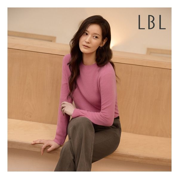 엘비엘 LBL 26FW NEW소프트 퓨어캐시미어100 니트