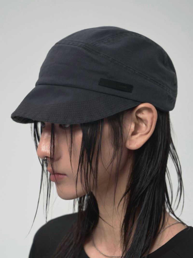 DSMT HEMINGWAY WASHED CAP_CHARCOAL