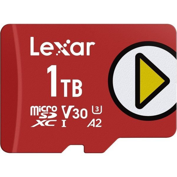 [해외] Lexar 렉사 1TB Play Micro SD 카드 UHS I C10 U3 V30 A2 Full HD 4K 최대 205 140MB s microSDXC 메모리 Nintendo 닌텐도 스위치 1 게임 스