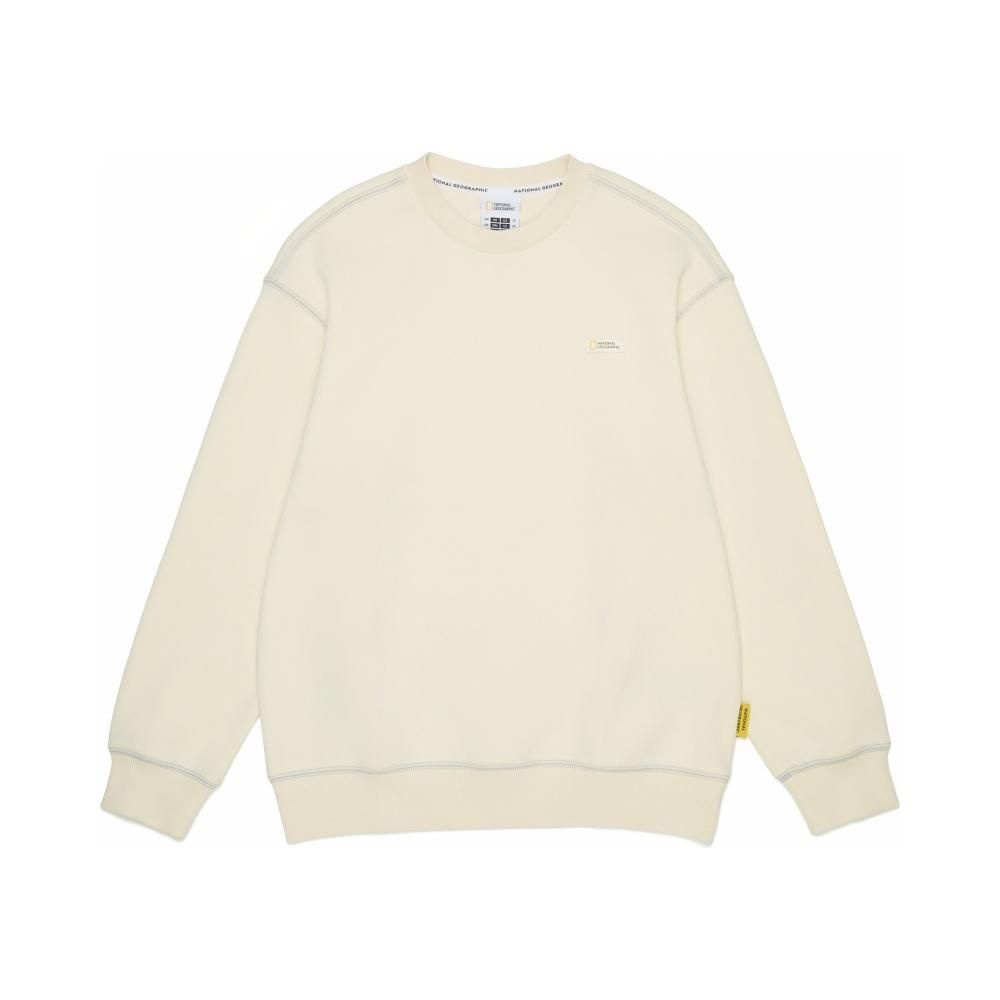 내셔널지오그래픽 키즈 [광양점] [내셔널키즈] k265usw010  키즈 스몰로고 맨투맨 CREAM