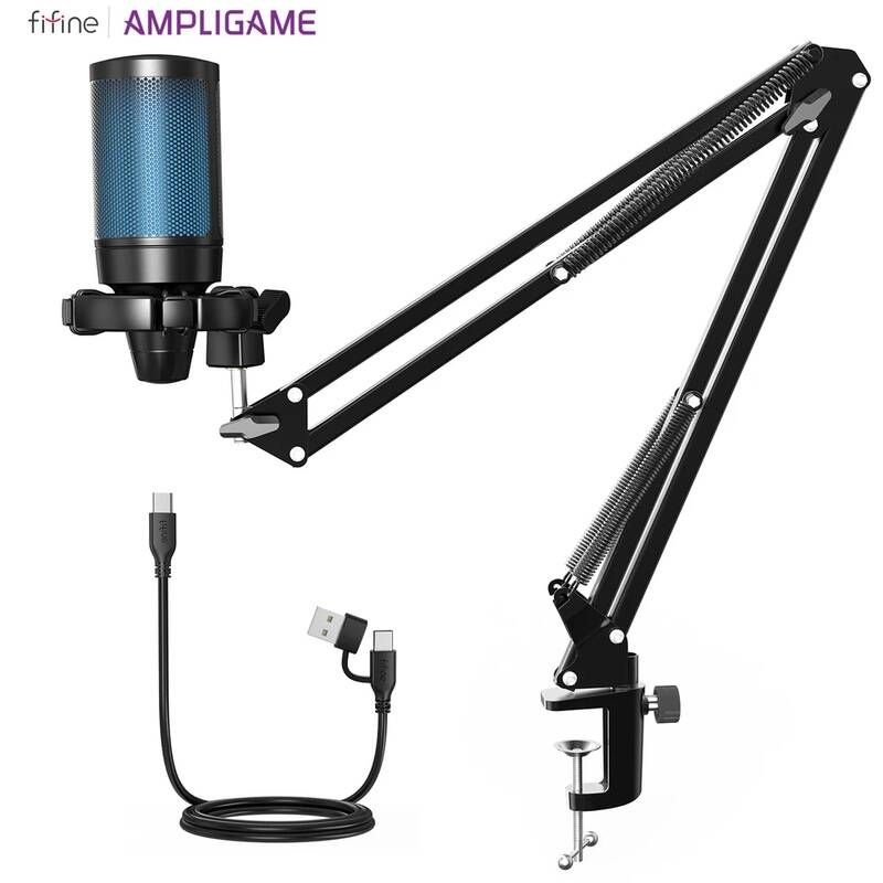 [해외] FIFINE USB 콘덴서 마이크 세트 T669PRO1 1102472