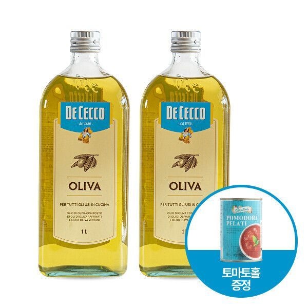 데체코 퓨어 1L x 2병 + 증정 줄리에토 토마토홀 400g