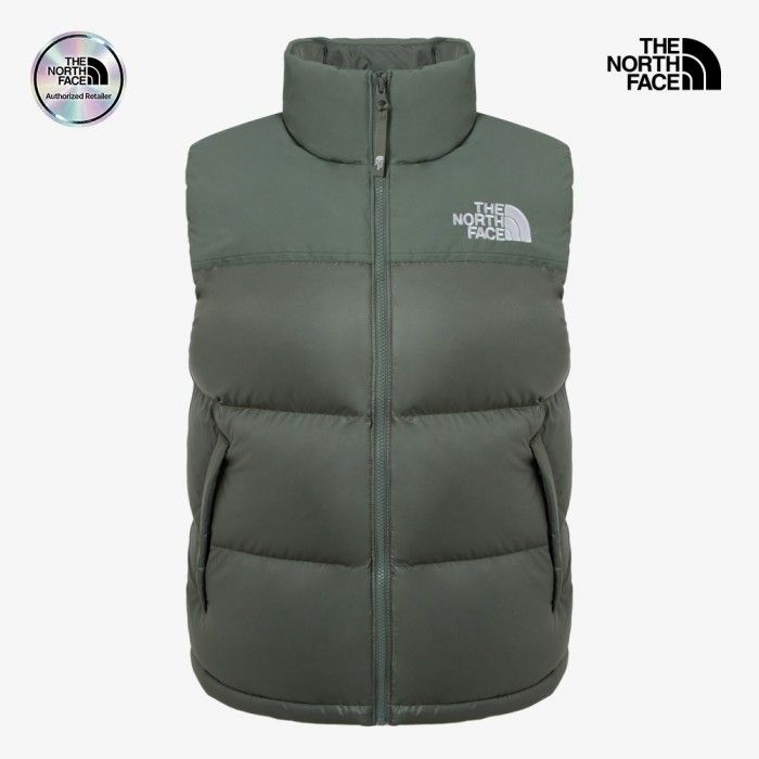 노스페이스 NV3NS70C 남성 눕시 온볼 패딩 베스트 GYK