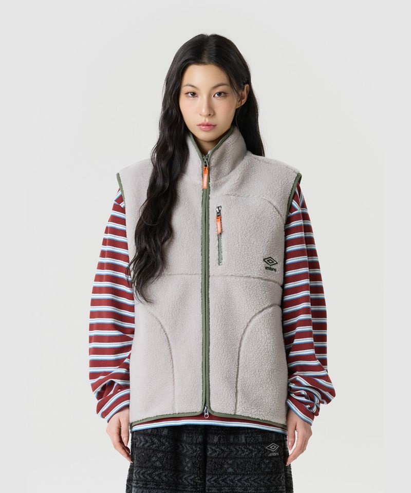 <매장정품> UMBRO 엄브로 쉐르파 플리스 베스트 베이지 UR421CWVO1 UR421CWVO1_FGR0 2127300