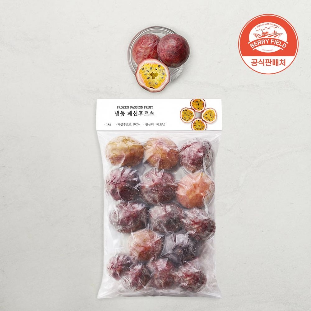 [오늘출발] 베리필드 냉동 패션후르츠 베트남산 1kg [베리필드]