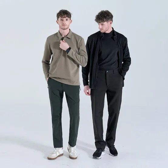 [1+1][기장선택] NEW 일자핏 기모 본딩 100D 겨울 스판 워크웨어 팬츠