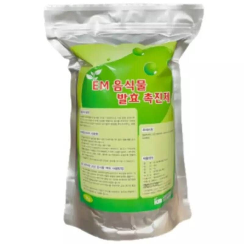 EM음식물발효촉진제 1KG 퇴비제조용 미생물 커피찌꺼기 음식물 각종 퇴비제조