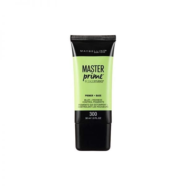 [해외] Maybelline Face Studio Master 프라임 페이스 프라이머 메이크업 베이스, 블러 + 레드 니스 컨트롤, 1개입 452153