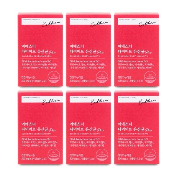 에스더포뮬러 여에스더 다이어트 유산균 프로 300g x 14캡슐 X ...