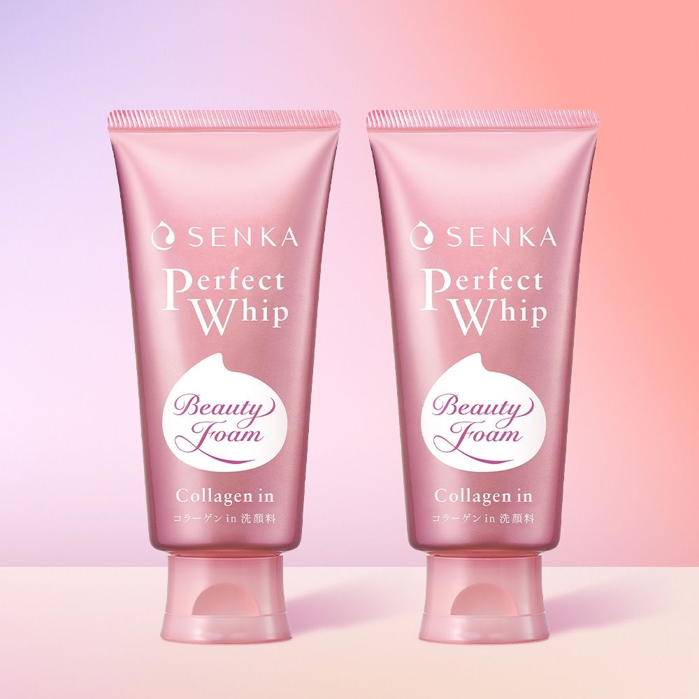 <b>센카</b> <b>센카</b> NEW <b>퍼펙트</b> <b>휩</b> 폼클렌징 콜라겐 인 120g, 2개