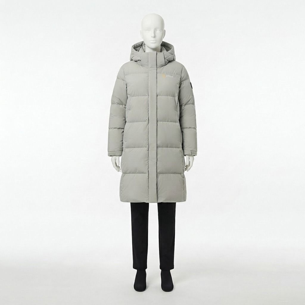 내셔널지오그래픽 키즈 K254UDW990 롱 구스 다운 점퍼 BEIGE 5467434