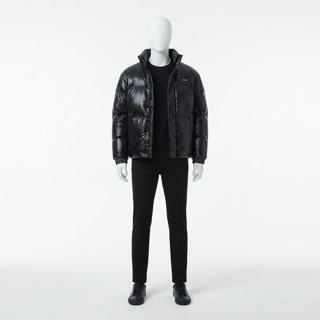 내셔널지오그래픽 키즈 K254UPD920 글로시 2WAY 패딩 점퍼 CARBON BLACK 5367628