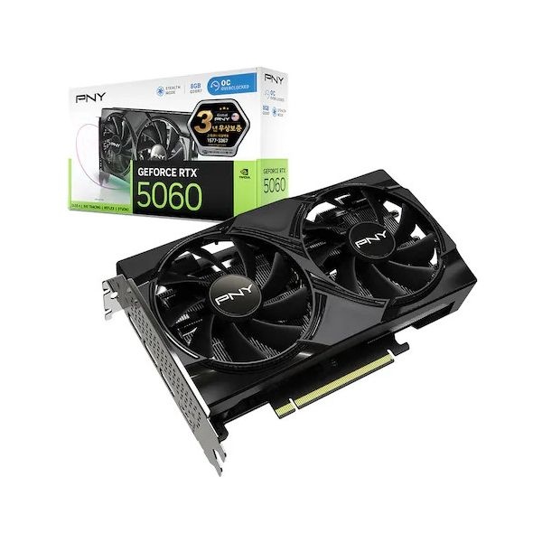 PNY 지포스 RTX 5060 OC D7 8GB Dual Fan 제이씨현
