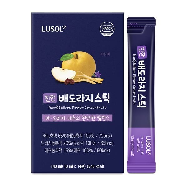 루솔 진한 배도라지스틱 2박스 (14포2박스)