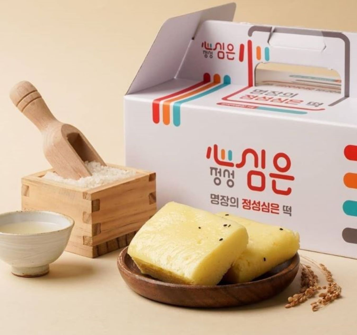 심은솜씨 정성 심은 흰색기정떡/옥수수기정떡/흰색옥수수반반(30개) 3종 택1