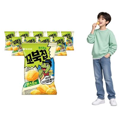 오리온 꼬북칩 미니 스낵 과자 30G 10개입 간식 어린이과자 꼬북칩미니 사무실간식 주전부리 탕비실간식