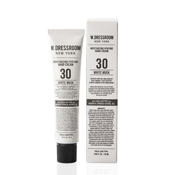 더블유드레스룸 퍼퓸 핸드크림 No.30 화이트머스크 50ml