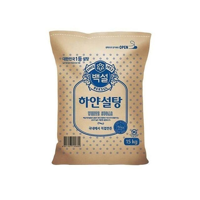 [백설] CJ제일제당 백설 하얀설탕 15kg 백설탕