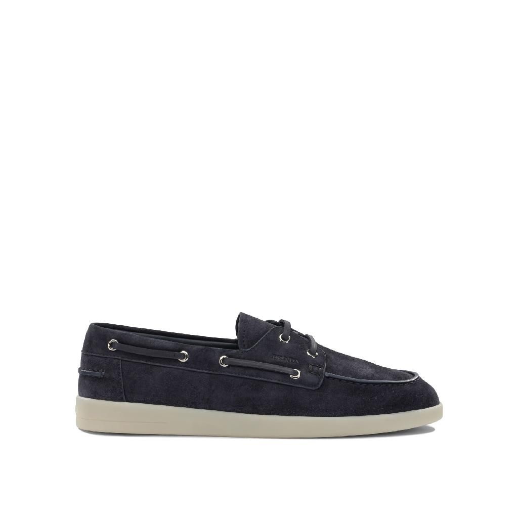 [해외] 프라다 26SS 프라다 Suede 레이스 업 로퍼 2EG503103F0008FG001 TP574022569