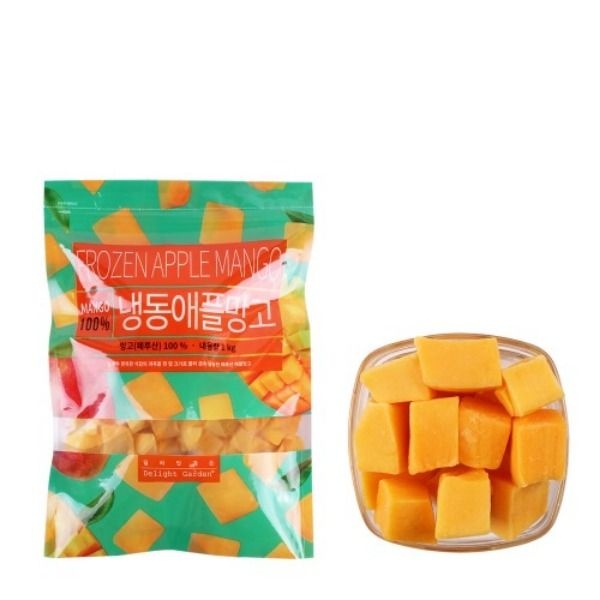 냉동 애플망고 청크 1kg (페루산)