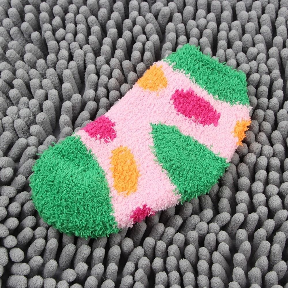 Nanjing Evertop Textile Co., Ltd. / ㈜Tree 유아용 도트 보온 수면양말 겨울양말 실내 도트양말 두꺼운양말 보온양말
