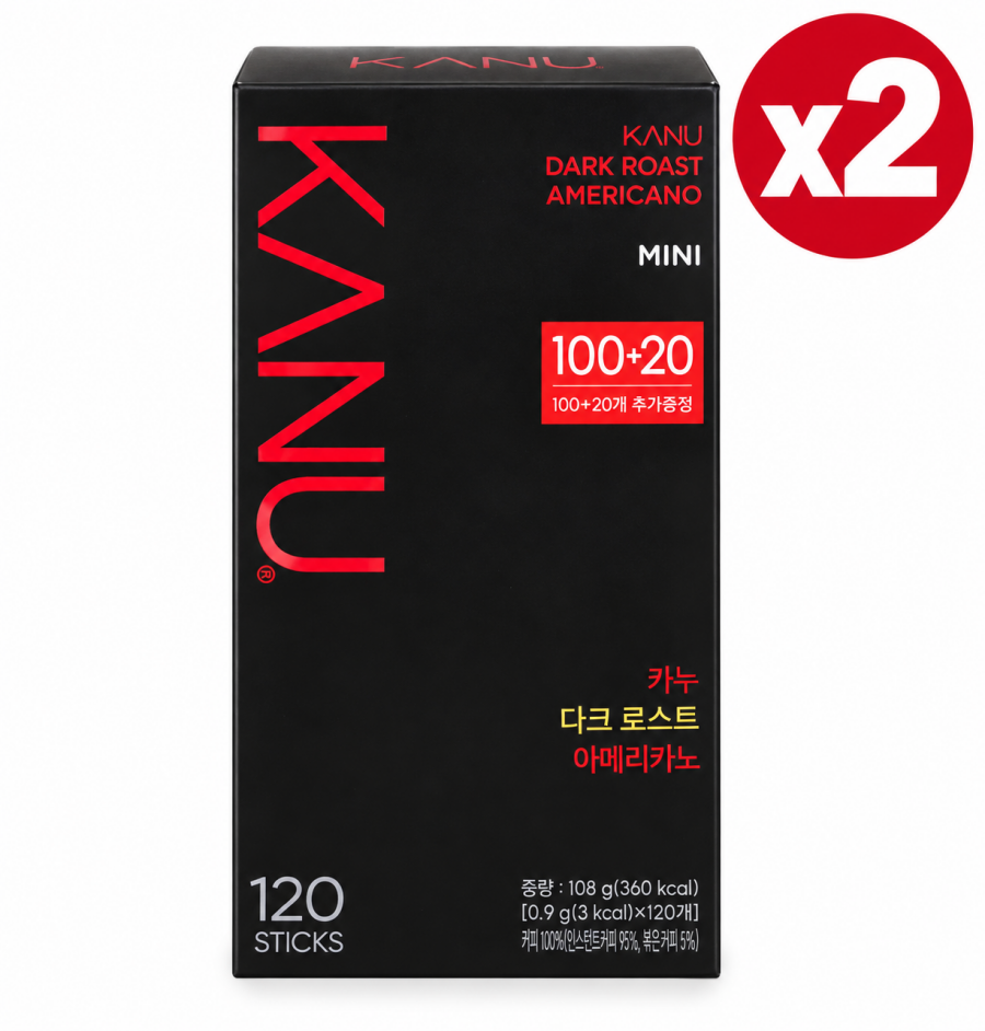 카누 미니 다크 로스트 아메리카노 120T X 2개 총 240T