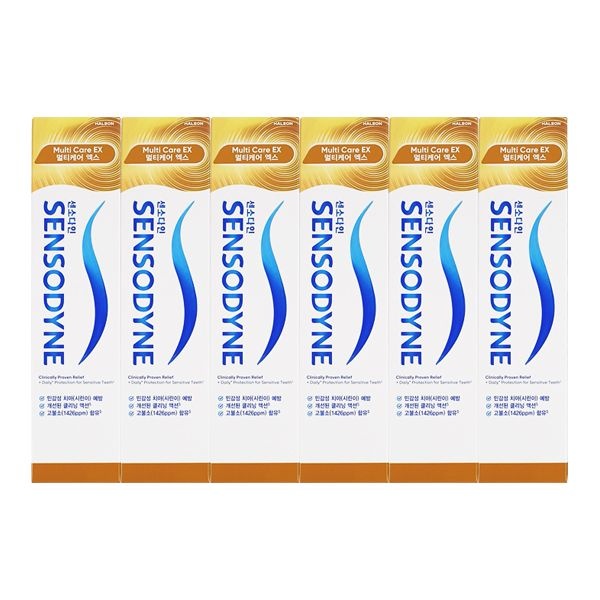 헤일리온 <b>센소다인</b> <b>멀티</b><b>케어</b> EX 민감성 치약 100g x6