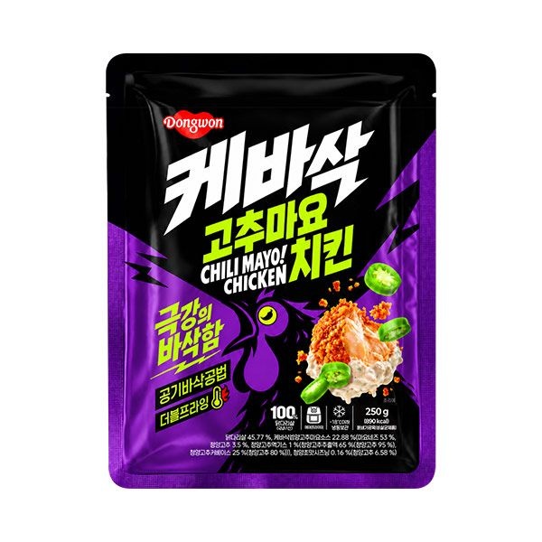 신제품 동원 케바삭 고추마요 치킨 250g x 5봉