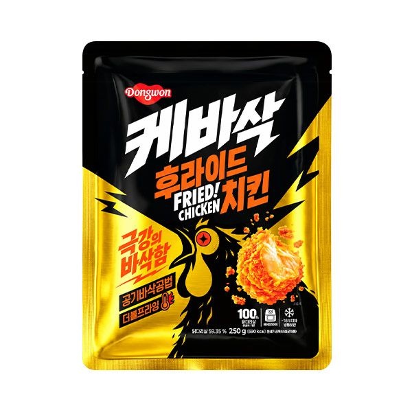 메가페스타신제품 동원 케바삭 후라이드 치킨 250g x 3봉