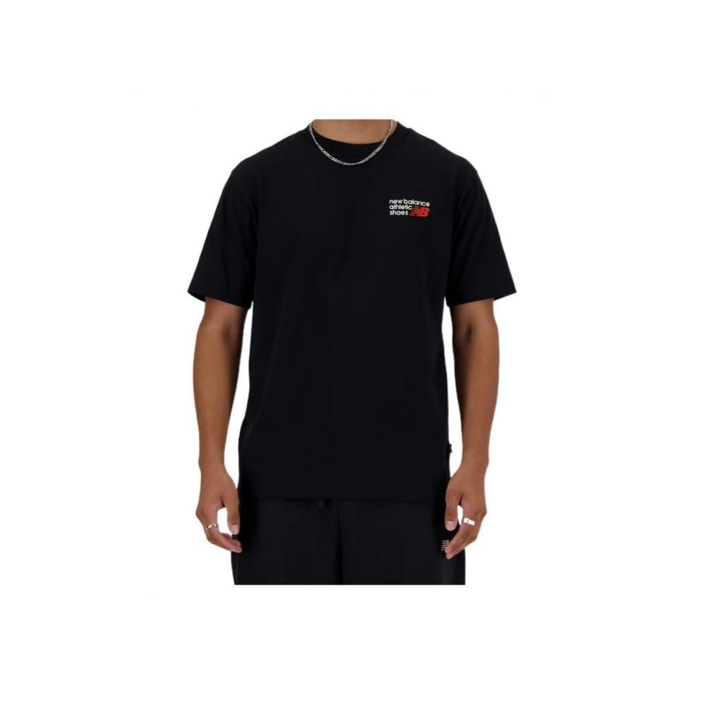 뉴발란스 [해외] 뉴발란스 26SS 뉴 밸런스 맨즈 T 셔츠 MT41908BK TP578934654