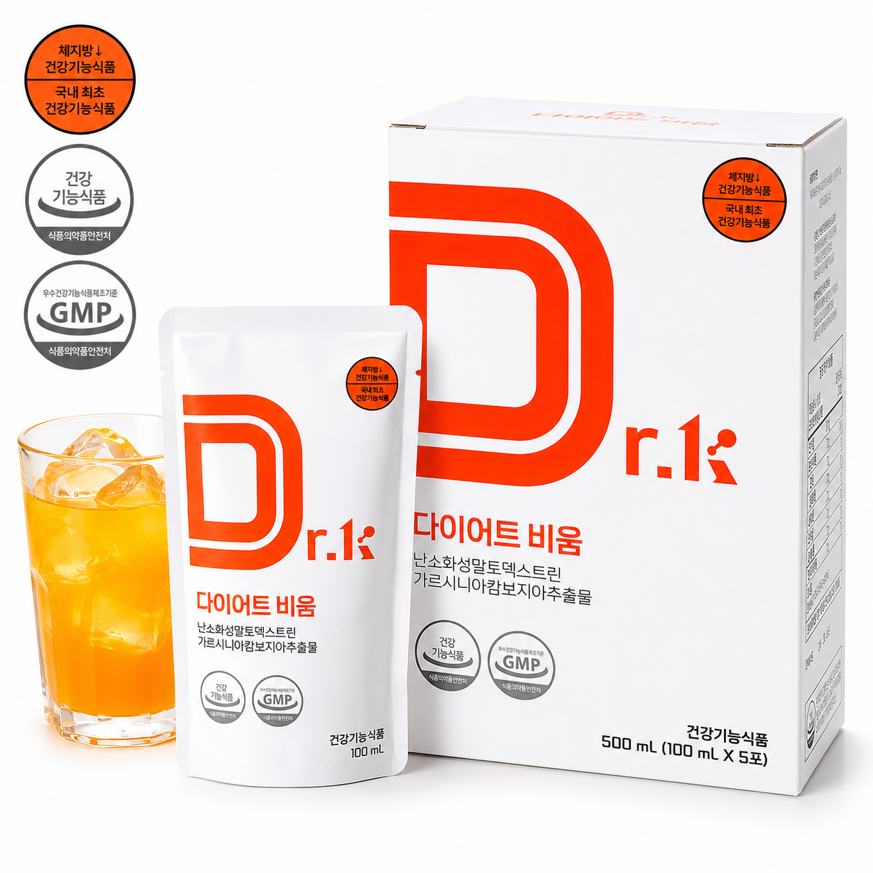 -유통기한 임박 11월 12일- Dr.k 다이어트 비움 가르시니아500ml 1박스(디톡스 클렌즈,다이어트음료,쾌변음료,클렌