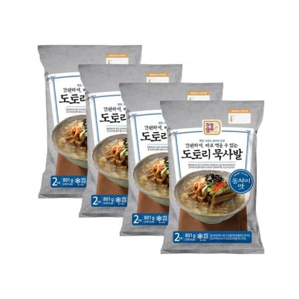 도토리 묵사발 801g X 4개 ord