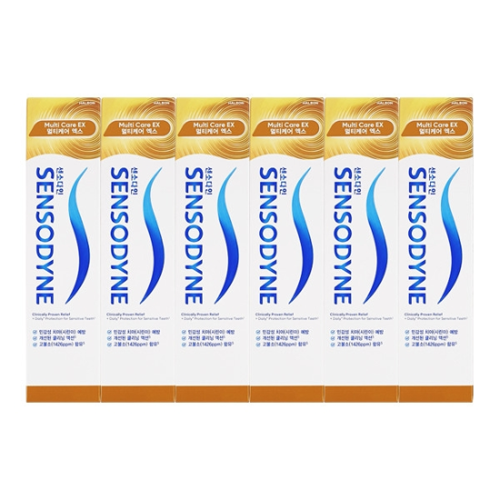 <b>센소다인</b> <b>멀티</b><b>케어</b> EX 민감성 치약 100g x6