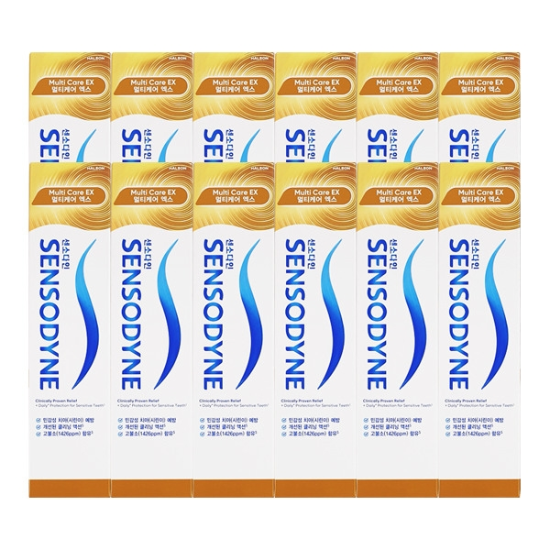 <b>센소다인</b> <b>멀티</b><b>케어</b> EX 민감성 치약 100g x12