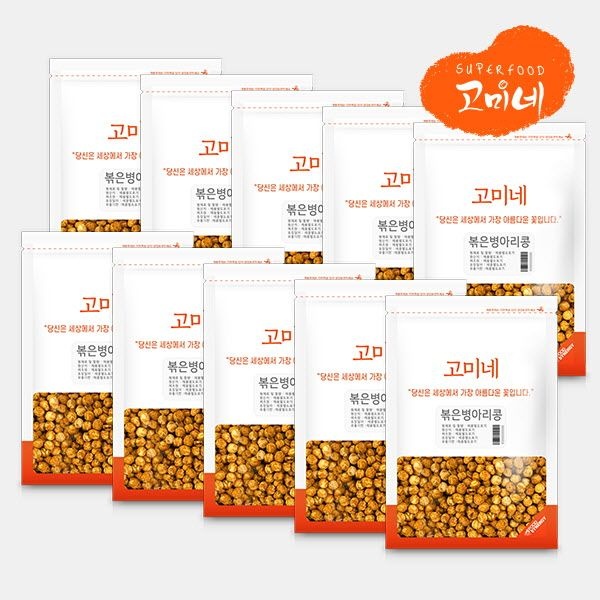 고미네 볶은병아리콩 150g 10팩 무첨가 곡물간식