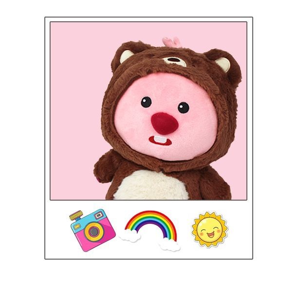 잔망루피 봉제인형 동물시리즈 30cm 곰