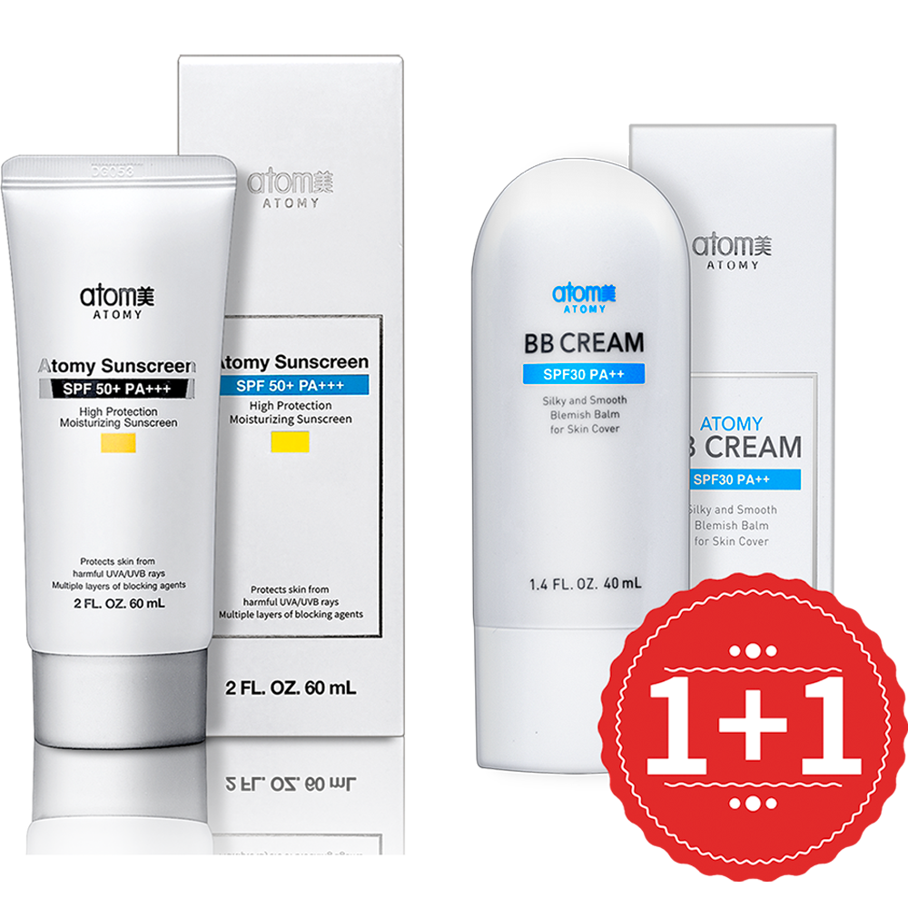 애터미 비비크림 40ml+선크림 베이지 60ml