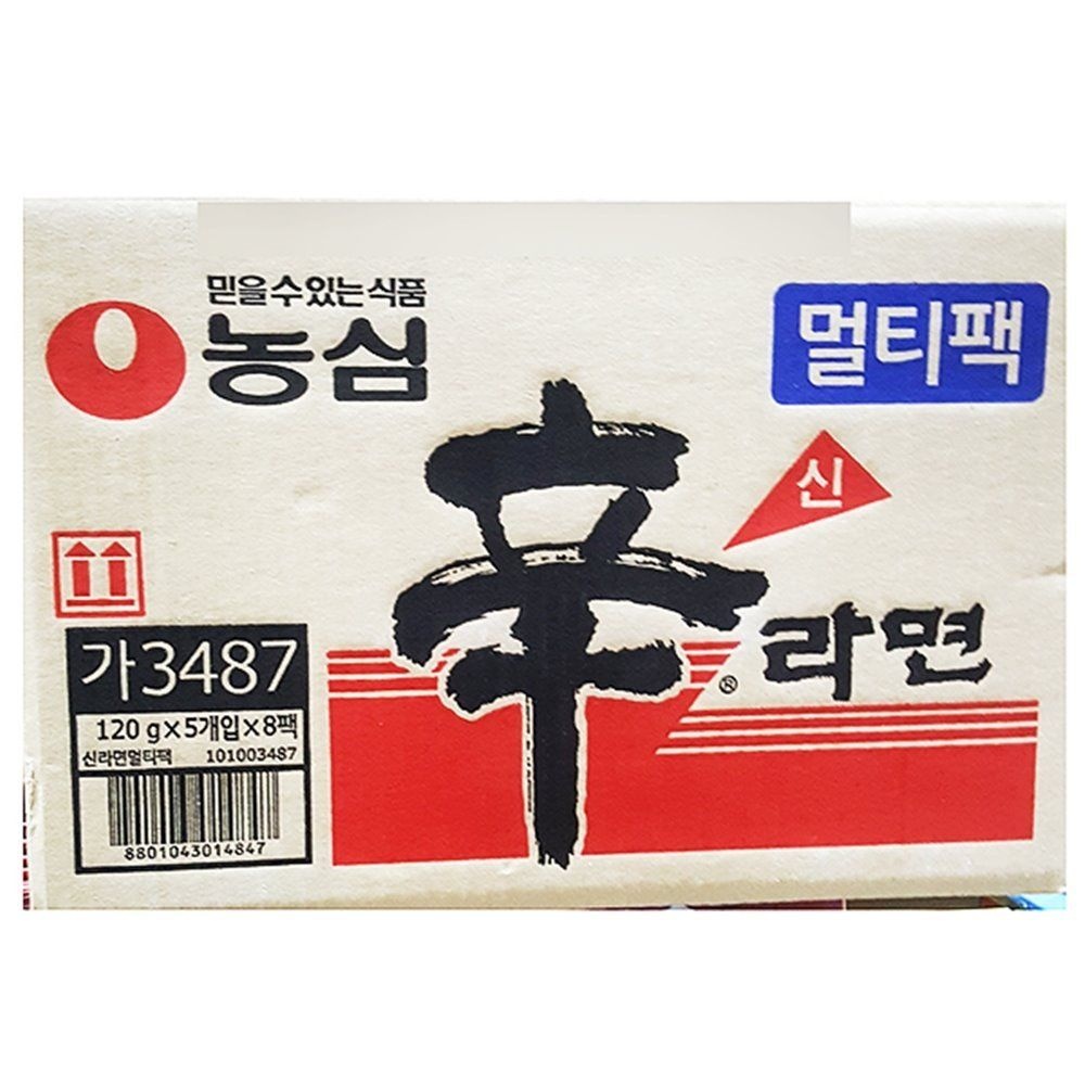 <b>신라면</b> 멀티 (농신 <b>40봉</b>) 라면