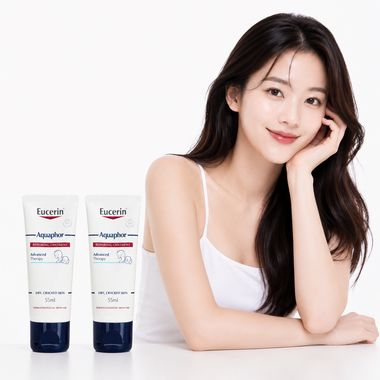 유세린 아쿠아퍼 리페어링 오인트먼트 55ml 2개