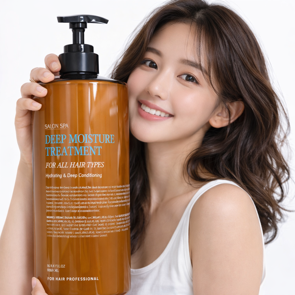 커리쉴 딥 모이스처 트리트먼트 1.6L 대용량 손상모 영양보습 헤어 트리트먼트