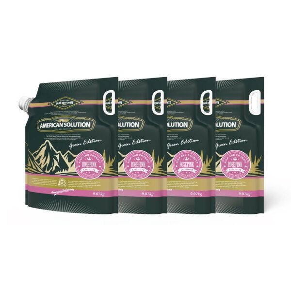 아메리칸솔루션 그린에디션 로즈핑크 9.07kg*4봉