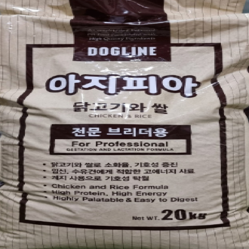 대한사료 아지피아 도그피아 램스피아 대형견사료 20kg 강아지 특수견 임신 진돗개 대용량 개사료